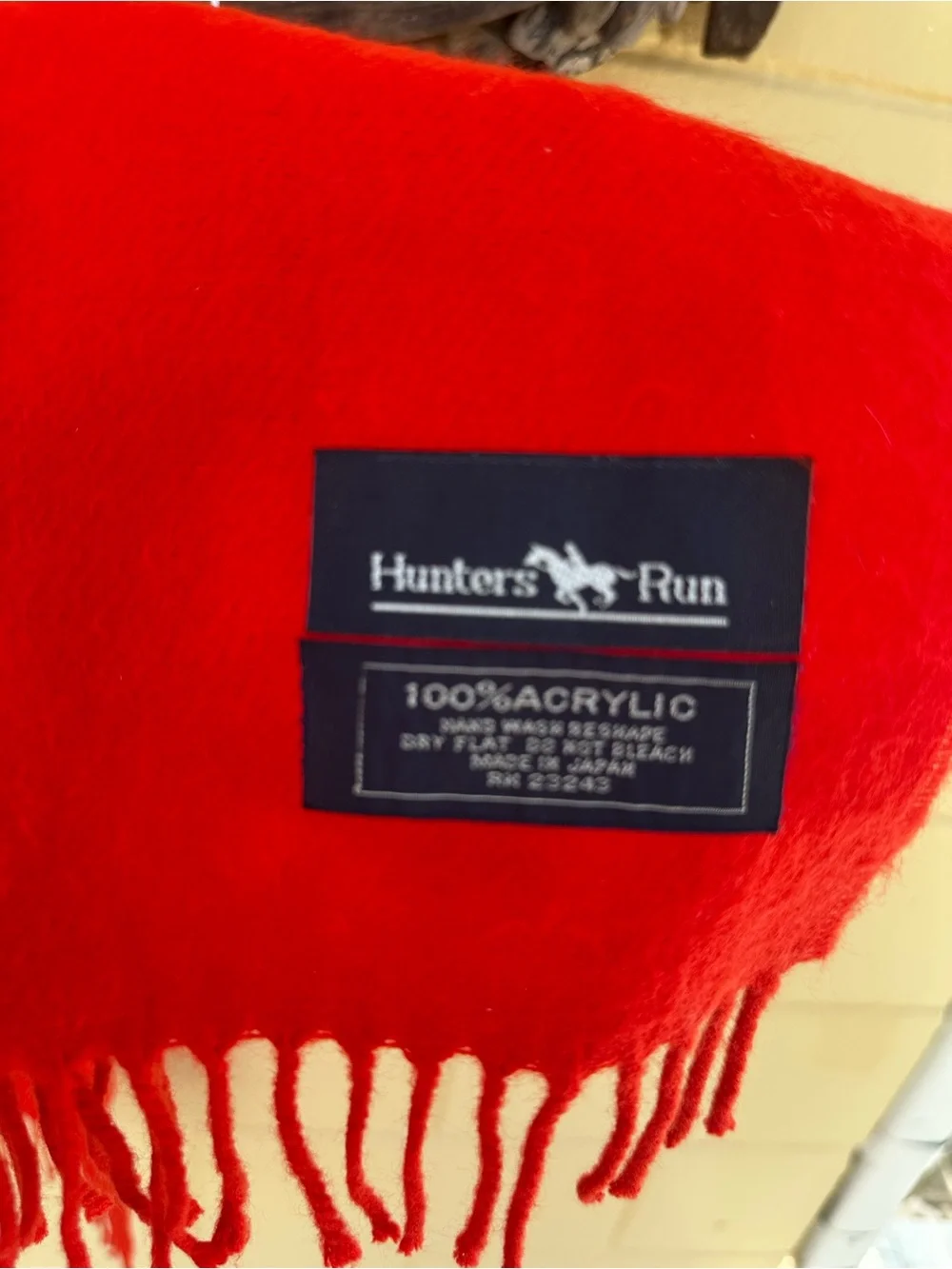 Classic Red Scarf made in Japan